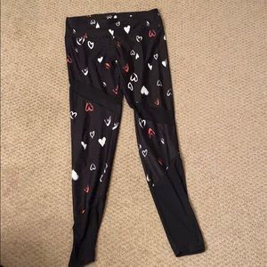 Fabletics Demi Lovato Heart Leggings